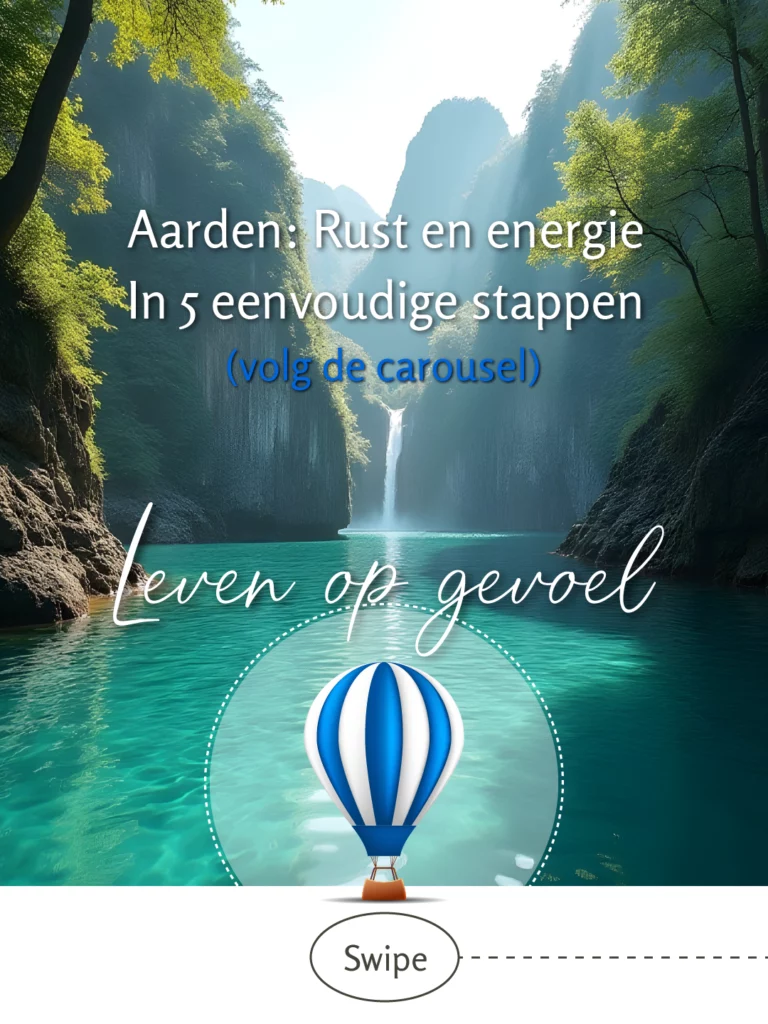 Leven op gevoel aarden slide 1