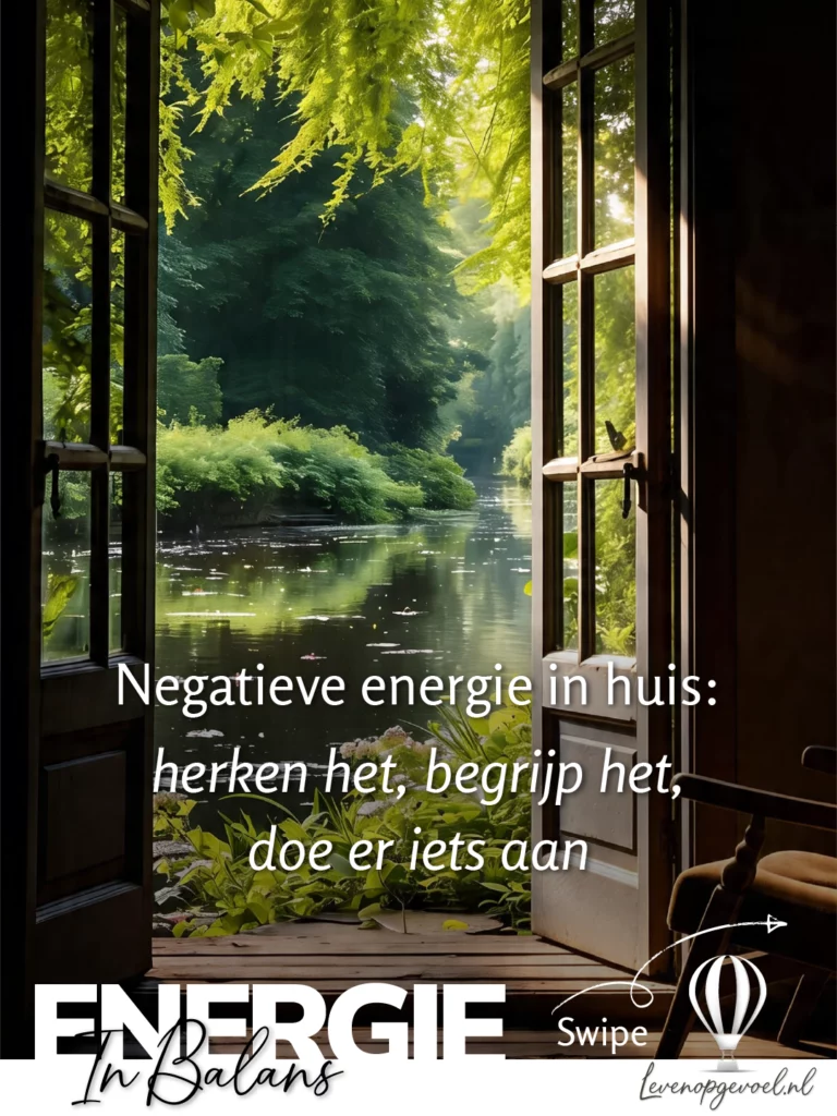 Leven op gevoel energie in huis cover